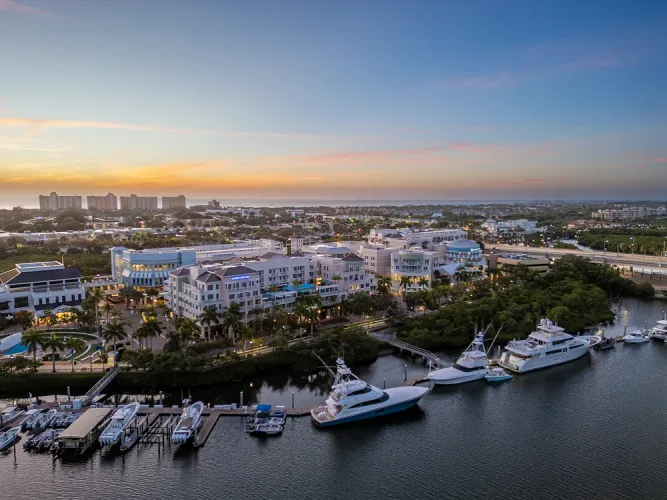 Aerial drone video of a North Florida waterfront property