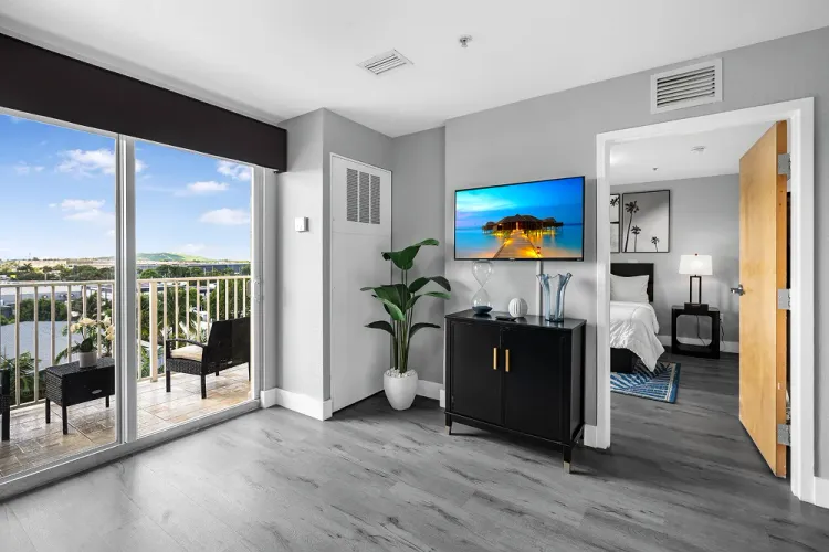 Vacation rental photography of a beachfront condo view on the Emerald Coast